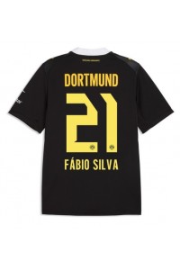 Borussia Dortmund Fabio Silva #21 Fotballdrakt Borte Klær 2026-27 Korte ermer